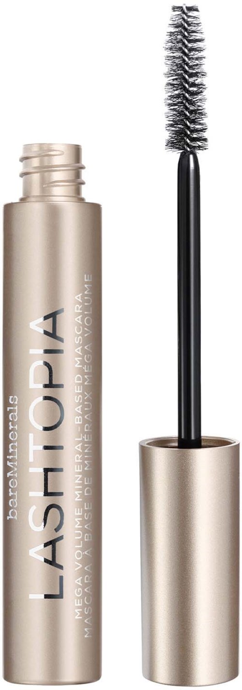 Beige ripsiväritölakki, jossa musta harja, merkiltään "Lash Primer" BareMineralsilta.