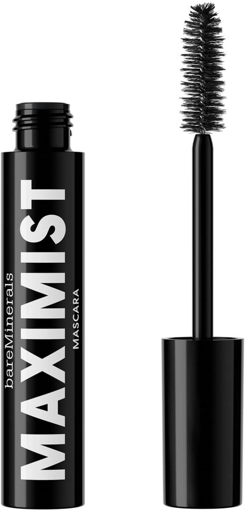Musta ripsiväritrio, jossa on harja, merkki BareMinerals MAXIMIST.