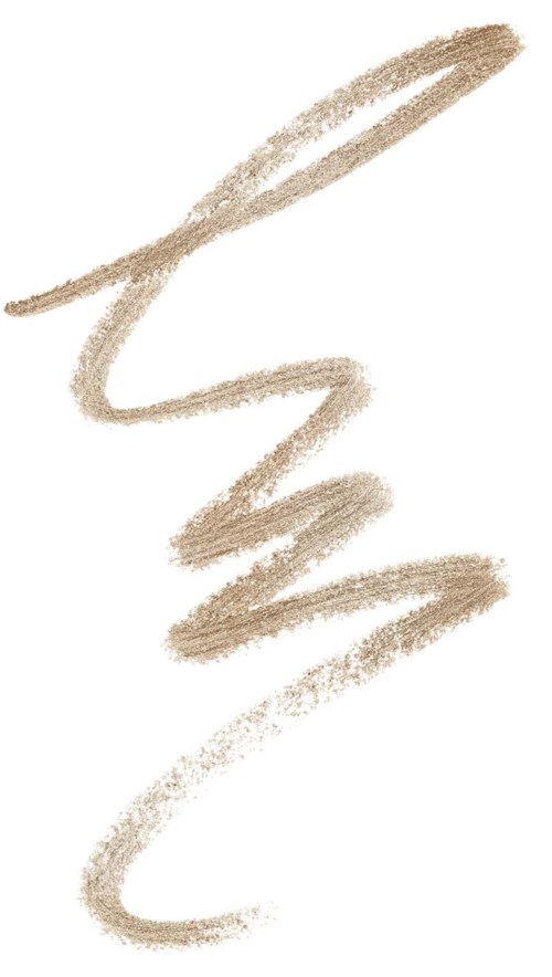 A beige or light brown zigzag line, possibly a brush stroke or sketch, on a white background.