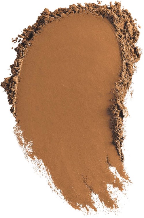 Brauner Pulver mit ungleichmäßigen Rändern, ähnelt Make-up oder Gesichtspuder. Klare, einfache Textur ohne Muster.