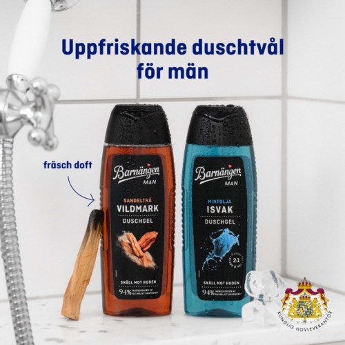 Barnängen MAN Duschgel Mintolja Isvak  250 ml