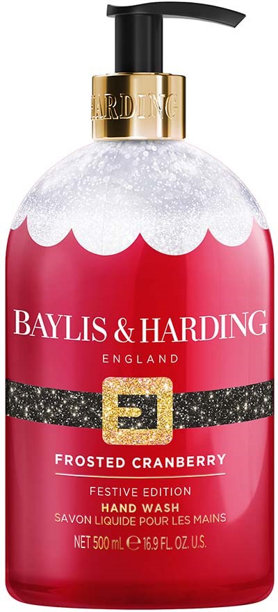 Baylis & Harding Festive Edition Frosted Cranberry Hand Wash Santa 500 ml