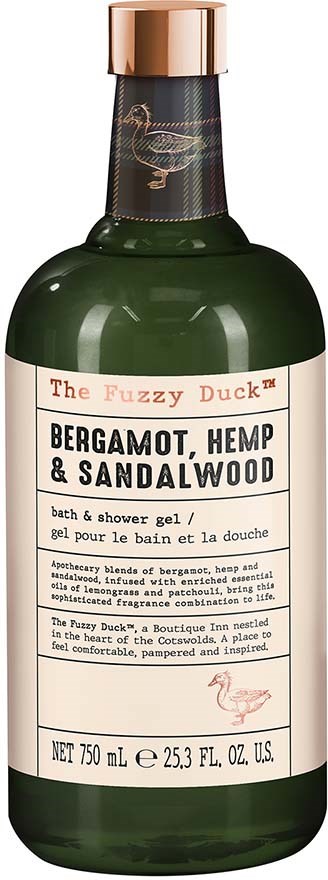 Baylis & Harding The Fuzzy Duck Bergamot, Hemp & Sandalwood Men's Luxury Bath & Shower Gel 750 ml