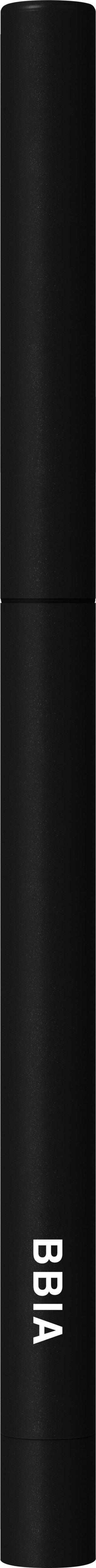 Ein schwarzer Stift mit dem Wort 'BIBA' darauf, steht senkrecht.