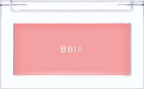 A pink sign with the text "BBIA" and a neon border, hanging from the ceiling.
