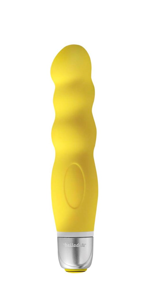 Belladot Astrid Small Vibrating Dildo  Yellow