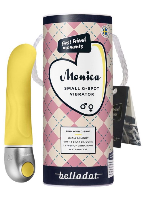 Belladot Monica Small G-Spot Vibrator   Yellow