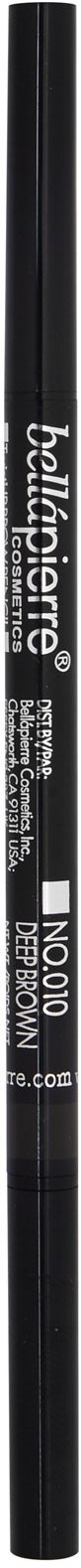 En svart flytande eyeliner med vit text, märkt som vattentät, med lock på toppen och en vass spets.