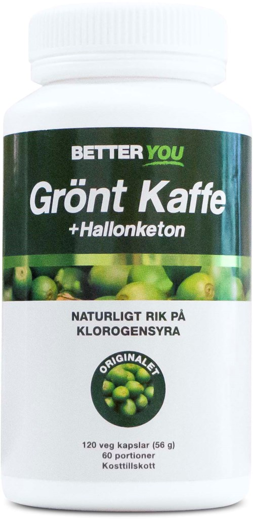 Grüne Kaffee-Kapseln mit Honigmelonengeschmack, aus natürlichen Zutaten, gesund, 120 Kapseln pro Flasche.