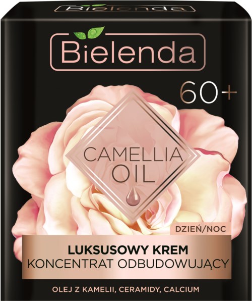 Bielenda Professional SUPREMELAB  CAMELLIA OIL luxurious rebuilding face cream - concentrate 60+ day/night  50 ml