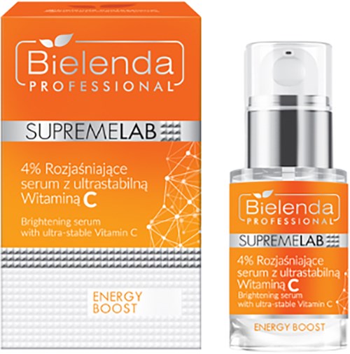 Bielenda Professional SUPREMELAB  ENERGY BOOST Brightening Serum Ultra-Stable Vitamin C 15 ml
