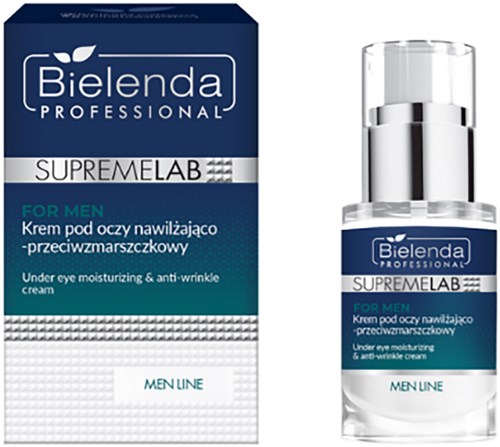 Bielenda Professional SUPREMELAB  MEN LINE Under Eye Moisturizing & Anti-Wrinkle Cream 15 ml