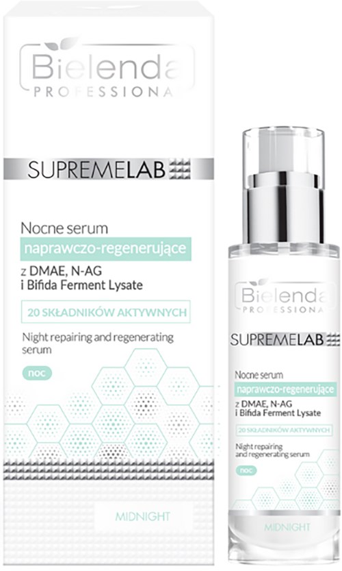 Bielenda Professional SUPREMELAB  MIDNIGHT Night Repairing And Regenerating Serum 30 ml