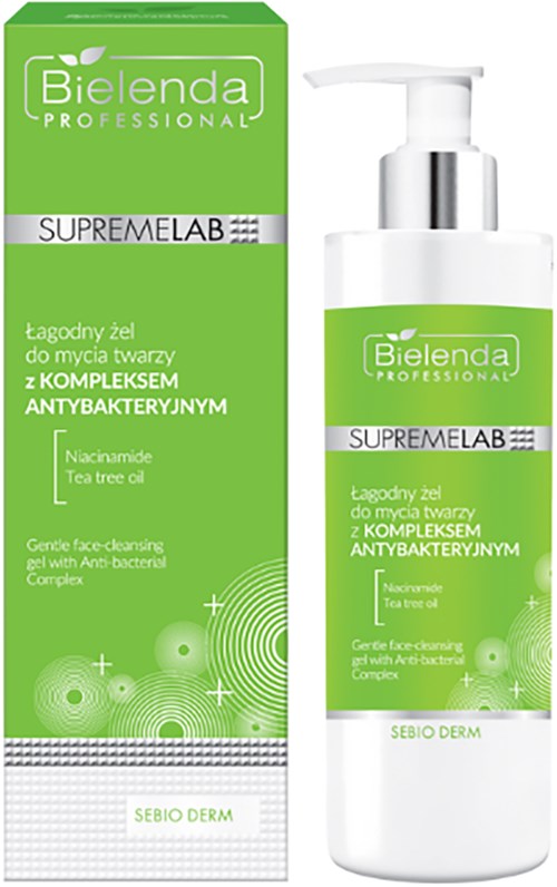 Bielenda Professional SUPREMELAB  SEBIO DERM Gentle Cleansing Gel Anti-Bacterial Complex 190 g