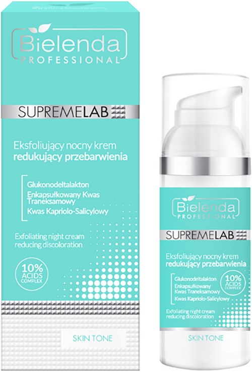 Bielenda Professional SUPREMELAB  SKIN TONE Exfoliating Night Cream Reducing Discoloration 50 ml