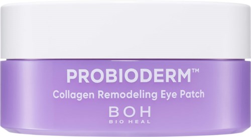 Lila burk med ProbiDerm Collagen Remodeling Eye Patch från BOH Bio Heal.