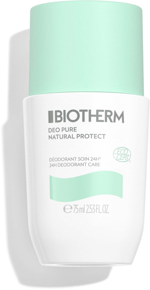 Een witte en groene roll-on deodorantfles met merknaam IBOTHRM en productdetails.