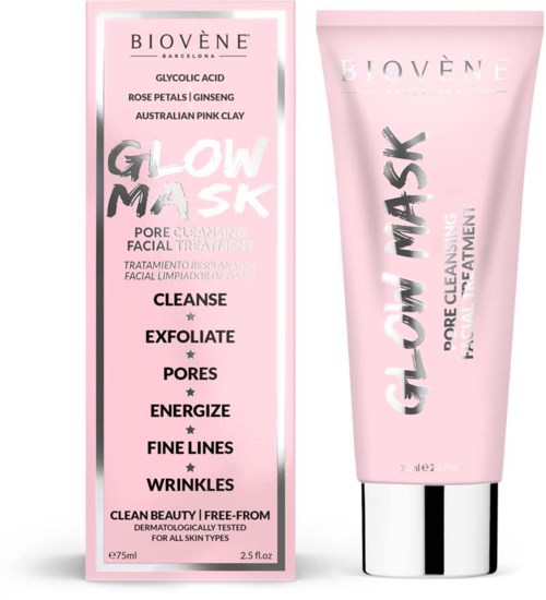 Biovène Star Collection Glow Mask Pore Cleansing Facial Treatment 75 ml
