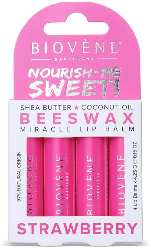 Biovène Lip Care Beeswax Strawberry