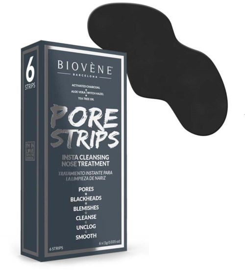 Biovène Star Collection Pore Strips 6-Pack Insta Cleansing Nose Treatment