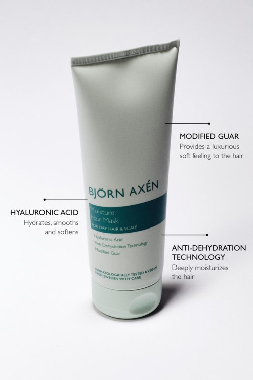 Haarmaske mit Vorteilen für Hydratation, Weichheit und Anti-Dehydration-Technologie. Es glättet und spendet Haar.