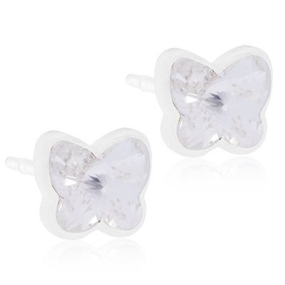 Blomdahl Medical Plastic  Butterfly 5mm Crystal