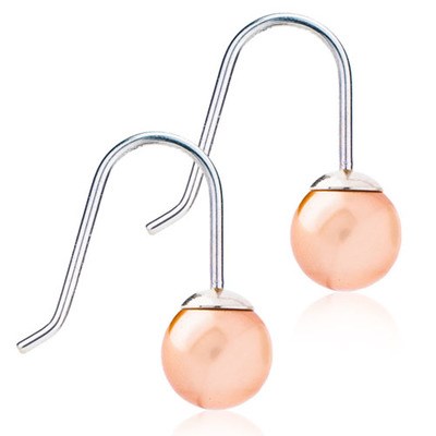 Blomdahl Natural Titanium Mini Pendant Golden Rose 6mm