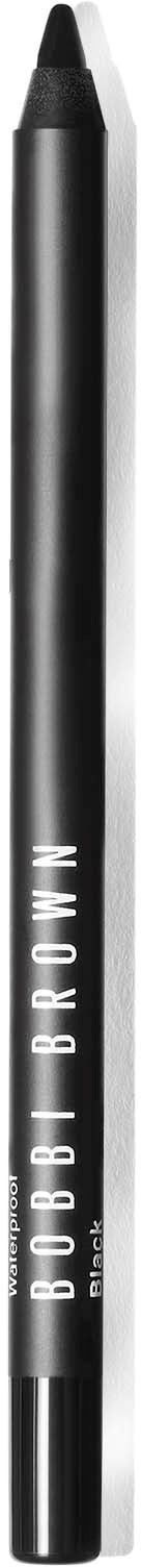 A black eyeliner pencil with a silver tip and the brand name Bobbi Brown written on it.