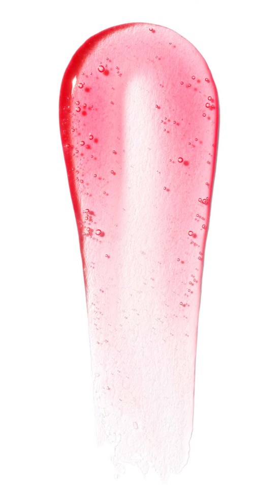 Et iskrem eller ispinne med rødt og hvitt, sannsynligvis en iskrem.