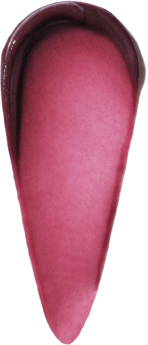 A pink ice cream cone on a white background.