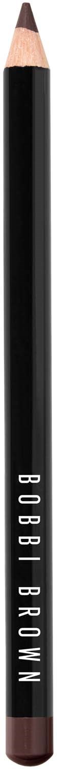 A black eyebrow pencil with a beige tip and brown end, labeled 'Bobbi Brown'.