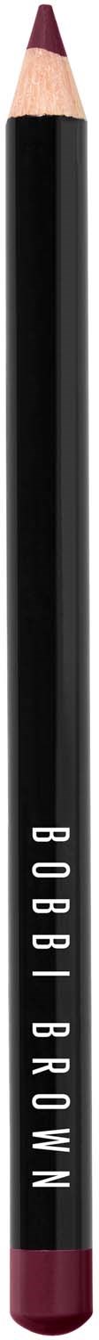 A black lip liner pencil with maroon tips and the brand name 'BOBBI BROWN' written vertically.