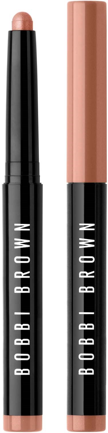 Two BOBBI BROWN makeup sticks, one with a cap and the other open showing the product.
