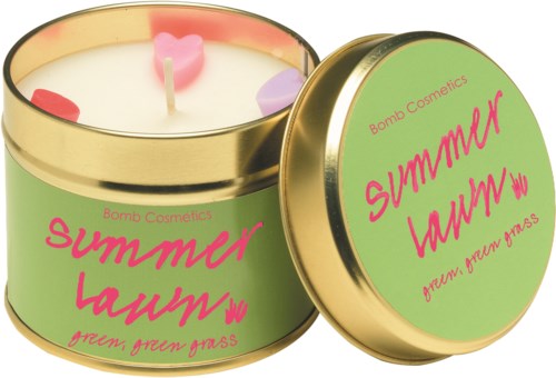 Bomb Cosmetics Tin Candle Summer Lawn