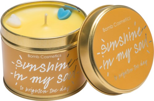 Bomb Cosmetics Tin Candle Sunshine in my Soul