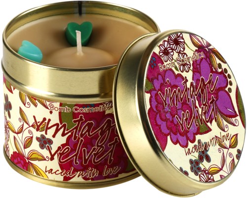 Bomb Cosmetics Tin Candle Vintage Velvet