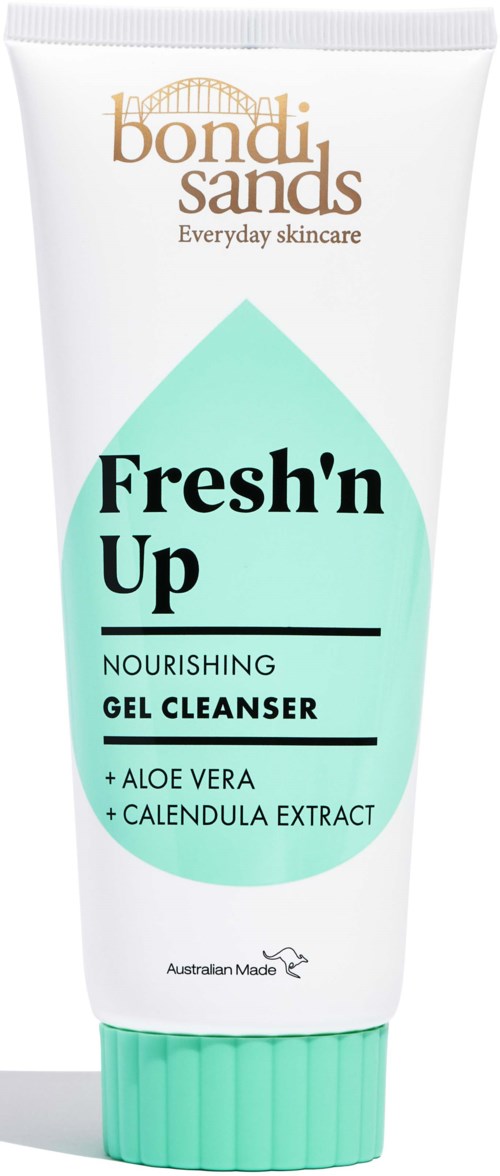 Bondi Sands Fresh'n Up geelipuhdistaja, aloe vera ja kehäkukkaekstrakt.