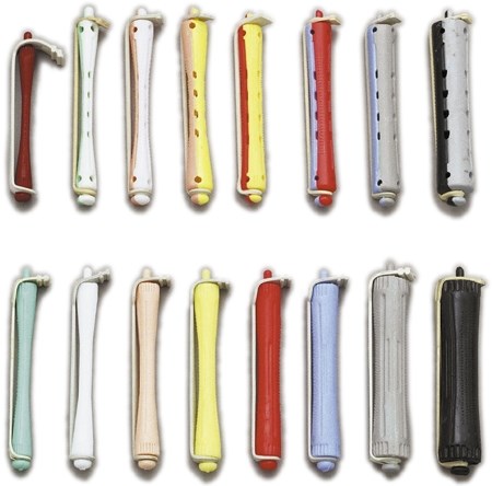 Various sparkler sticks in different colors, some used and some new, lined up in two rows.