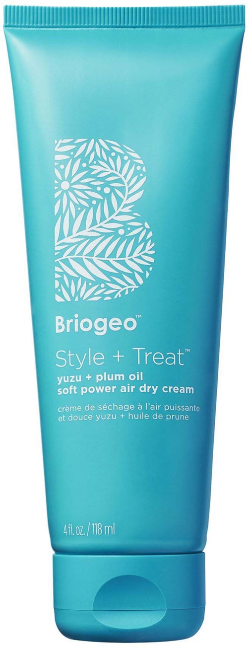 Sininen putkilokäsitelty kuivahiusnaamio kasviöljyillä, merkki Briogeo, Style + Treat, 118 ml.
