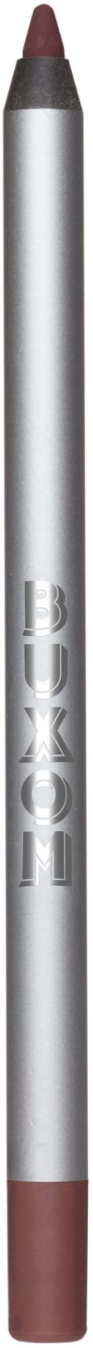 En brun och silver makeuppenna med spets och texten BROW BRAZER på.
