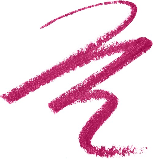 A logo with a pink, brushstroke style, large, sweeping, and abstract shape.