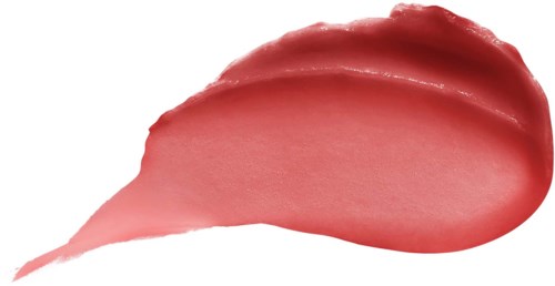 A dollop of pinkish lipstick or gloss with a shiny, smooth texture on a white background.