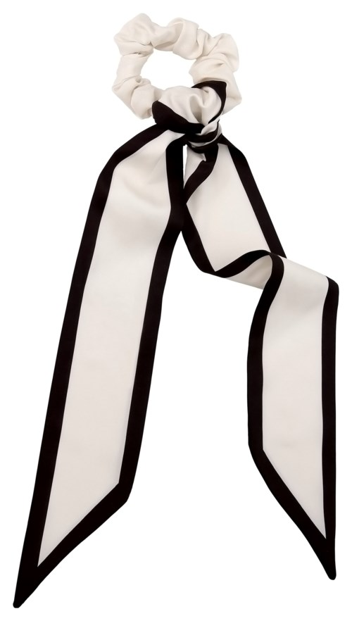 By Lyko Bow Cream Striped White