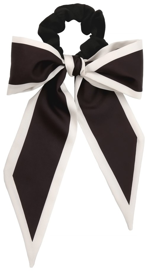 By Lyko Bow Midnight Striped Black