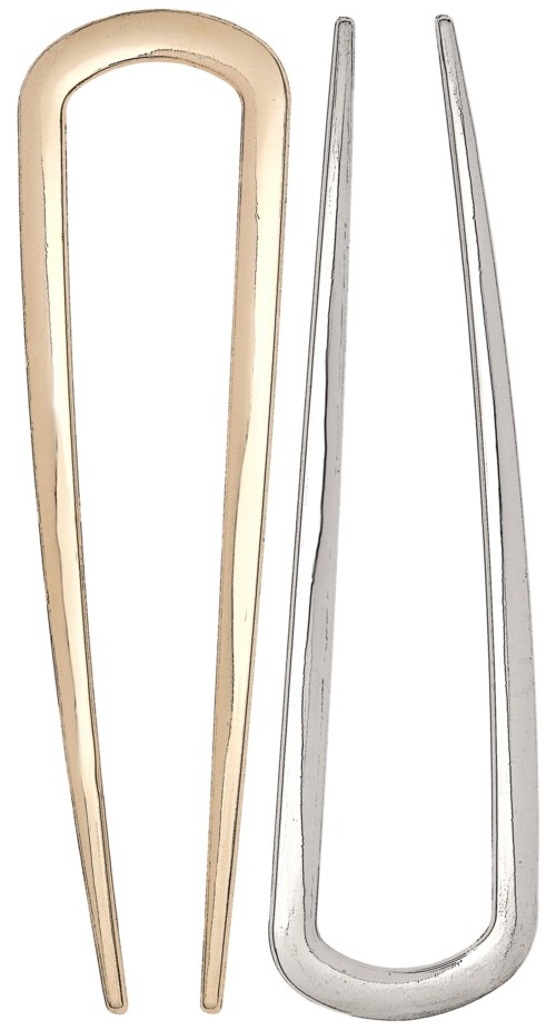 By Lyko French Duo Metallic Hair Pins