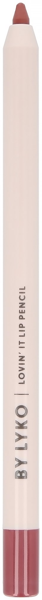 Een beige en roze dubbelgekoppelde make-up potlood met het label BYEYOI, met een punt in roze en de andere in beige.