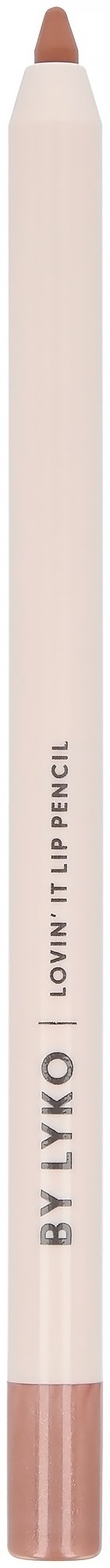 A beige eyebrow pencil with a brown tip and the brand name BY TOKYO printed on it.