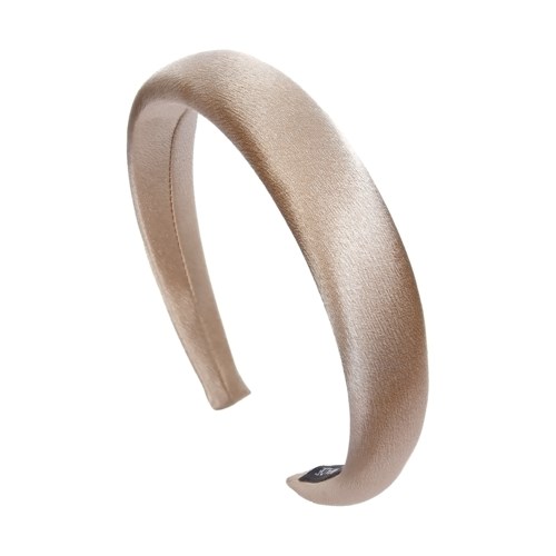 By Lyko Satin Padded Diadem Beige