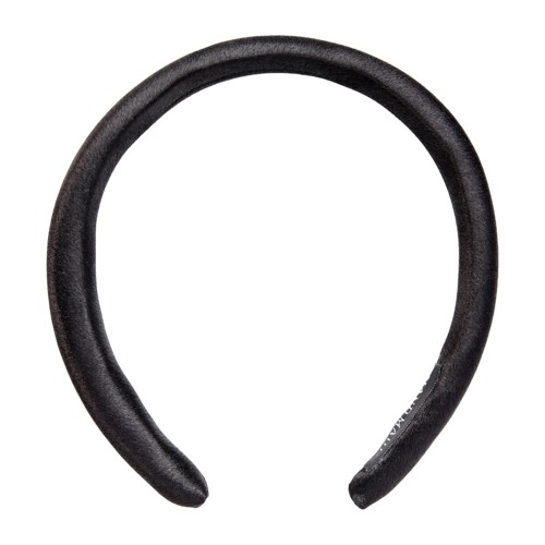 By Lyko Satin Padded Diadem Black