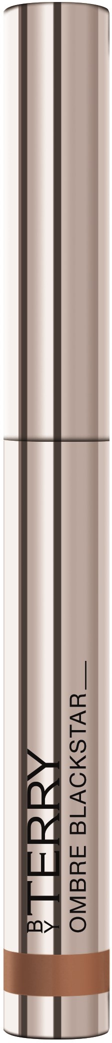 En snöre av makeup-stift med silver och brunt design, märkt "Bitery Ombre Blackstar."